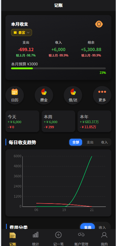 收支通首页